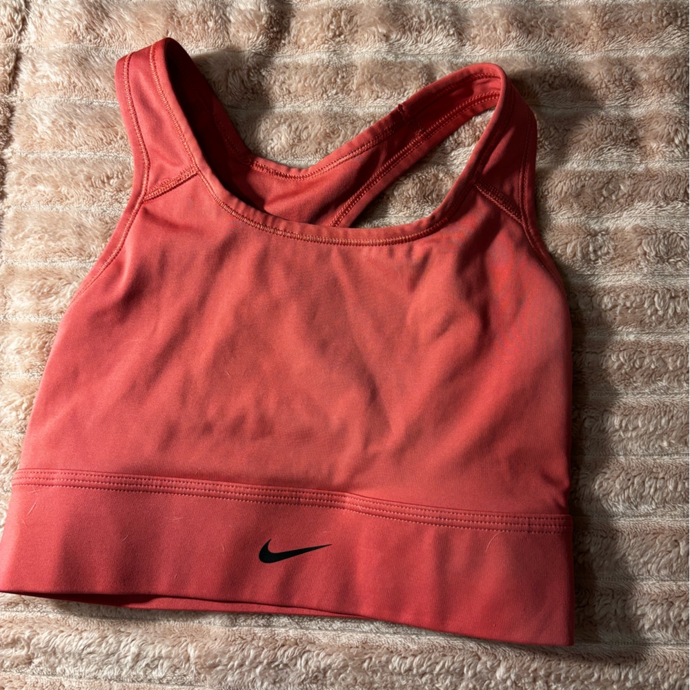 Nike Vibrant Coral Sports Bra